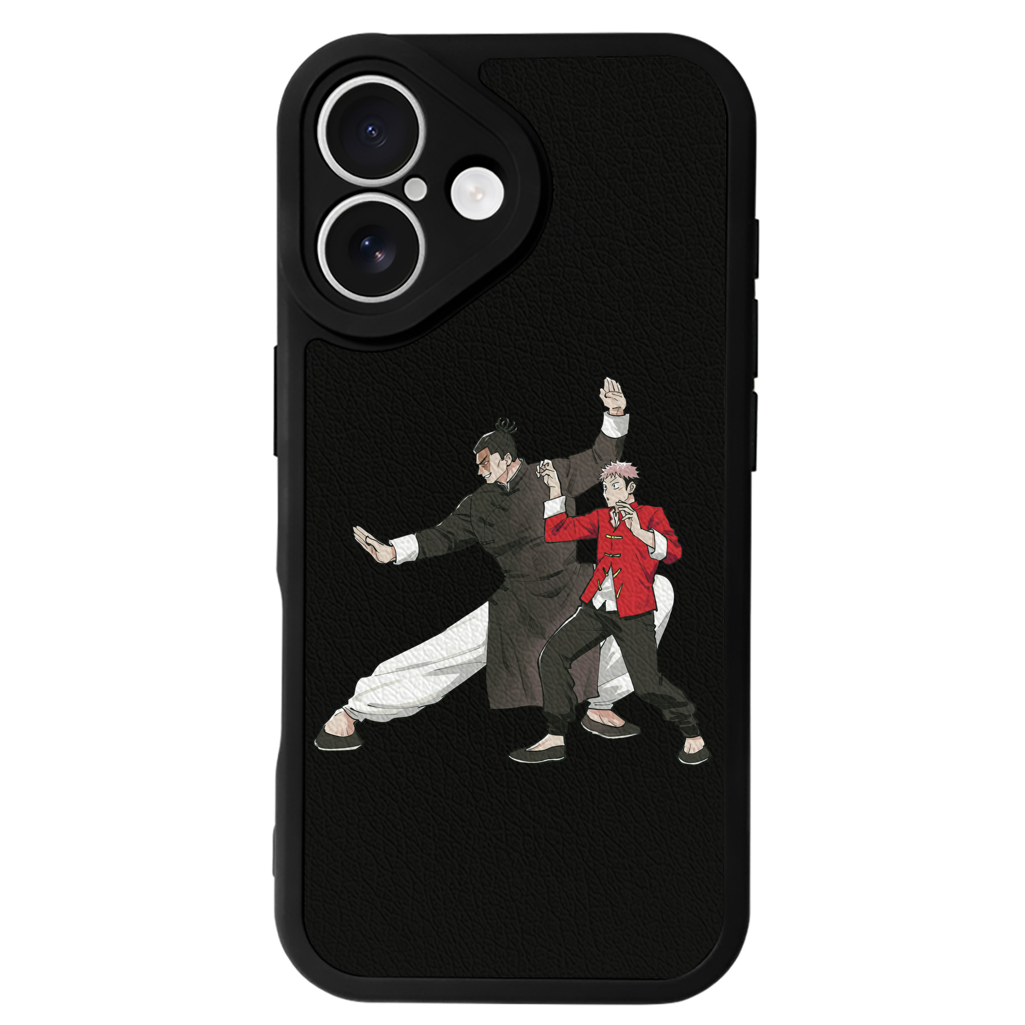 （画像用） 呪術廻戦 Jujutsu Kaisen 【iPhone 16シリーズ対応】シリコンスマホケース（レザー調） 材質：シリコン